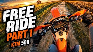 2024 KTM 500 EXC-F Freeride part 1