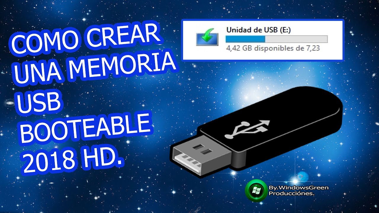 windows 10 pro Como Crear Una Memoria USB Booteable Con Windows 10, 8, 7. - 2018 HD.