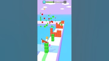 Cube Surfer - Gameplay Walkthrough (iOS & Android) #shorts #games #funny