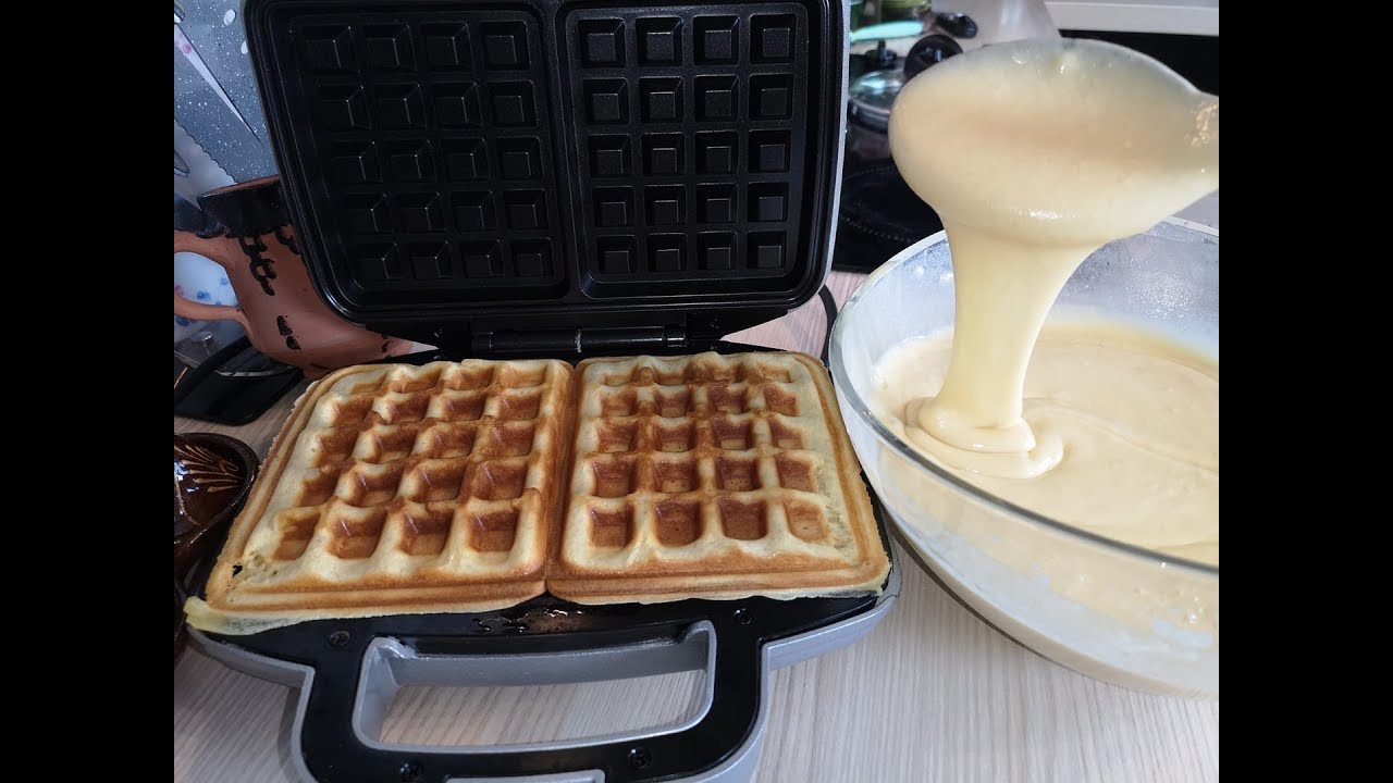 الوافل البلجيكي بالمقادير الأصلية وبطريقة جد احترافية ناجحة من اول مرة belgische waffeln/les gaufres