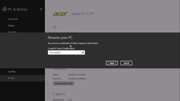 Windows 8.1 How to Rename Your Computer