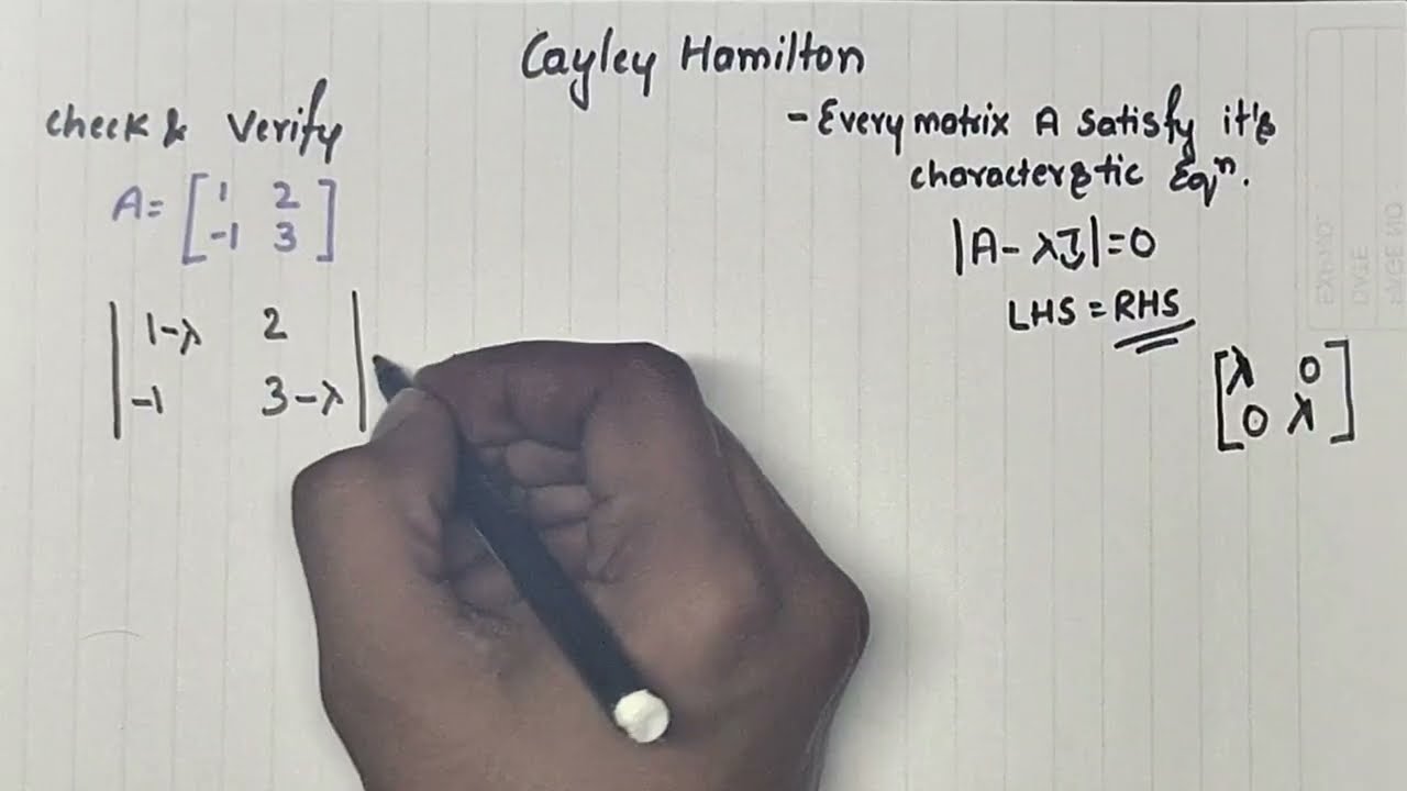 Cayley Hamilton Therome | Матрицы | Все университеты