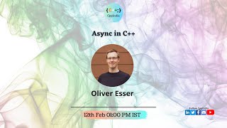 Famous [CppIndia]  Async in C++ by Oliver Esser Profile