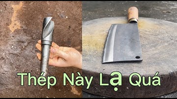 Mũi khoản Nhật làm dao phở chặt sắc lạ thường độ chịu lực thì khỏi bàn cãi chặt sắt như băm bèo