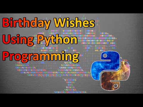 Happy Birthday with python Programming | Wish Your Friends and Family | #alleshivasai