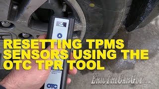 Resetting Tpms Sensors Using The Otc Tpr Tool -Ericthecarguy