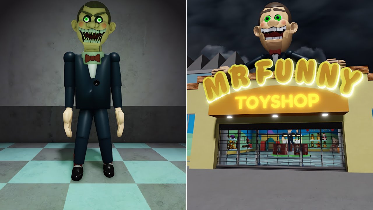 ESCAPE MR FUNNY'S TOYSHOP, RUN FROM MR FUNNY ROBLOX OBBY