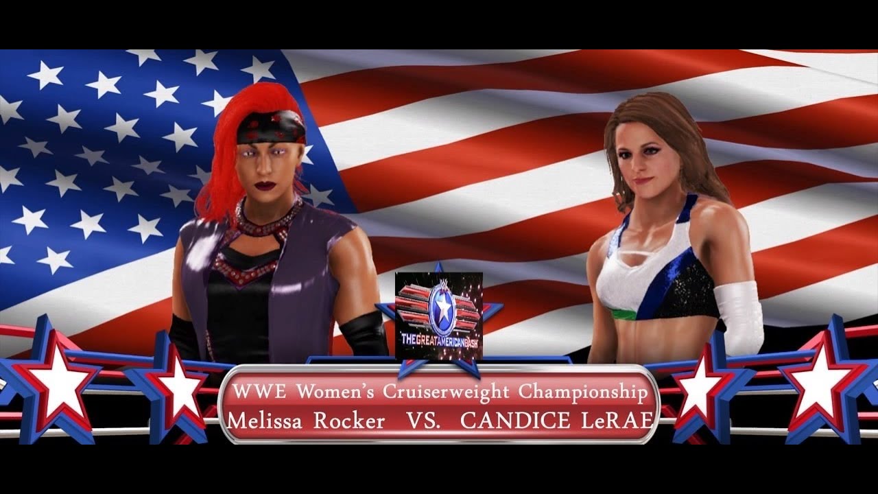 Melissa Rocker Melissa Rocker vs. Candice LeRae for the WWE Women’s Cruiserweight ...