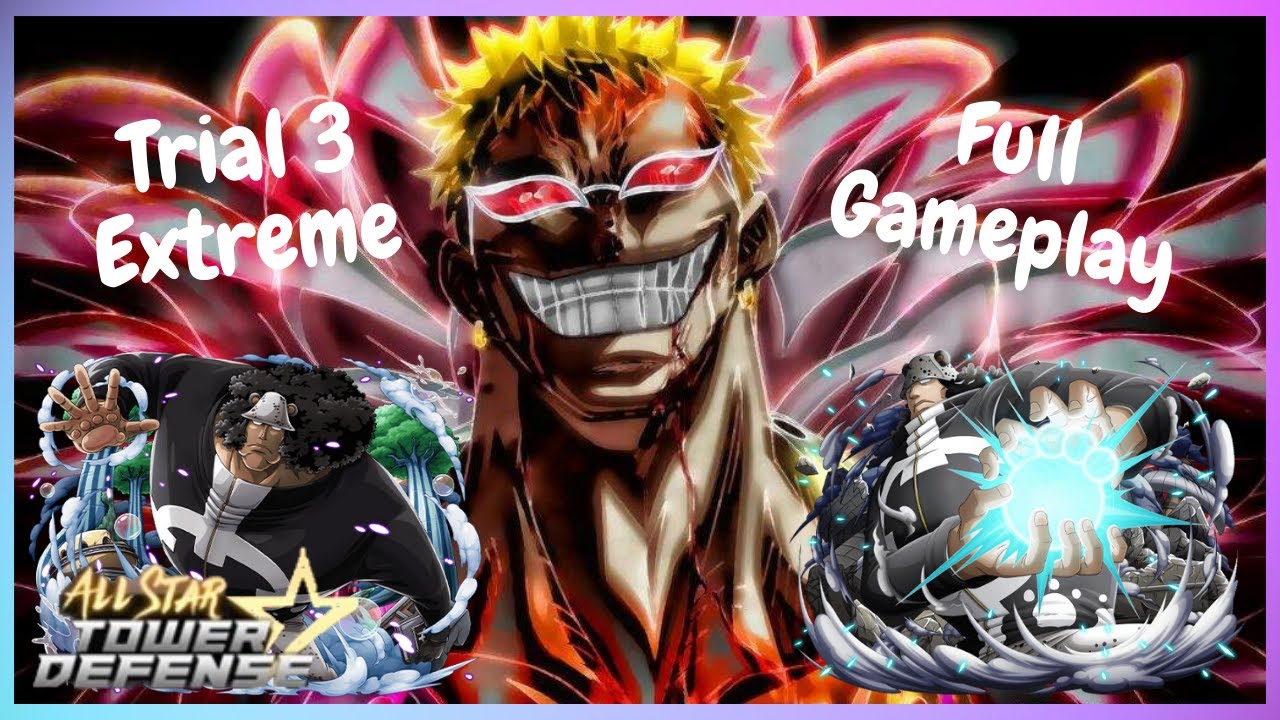 Beating Trial 3 Extreme Duo (Full Gameplay) | Roblox All Star Tower Defense