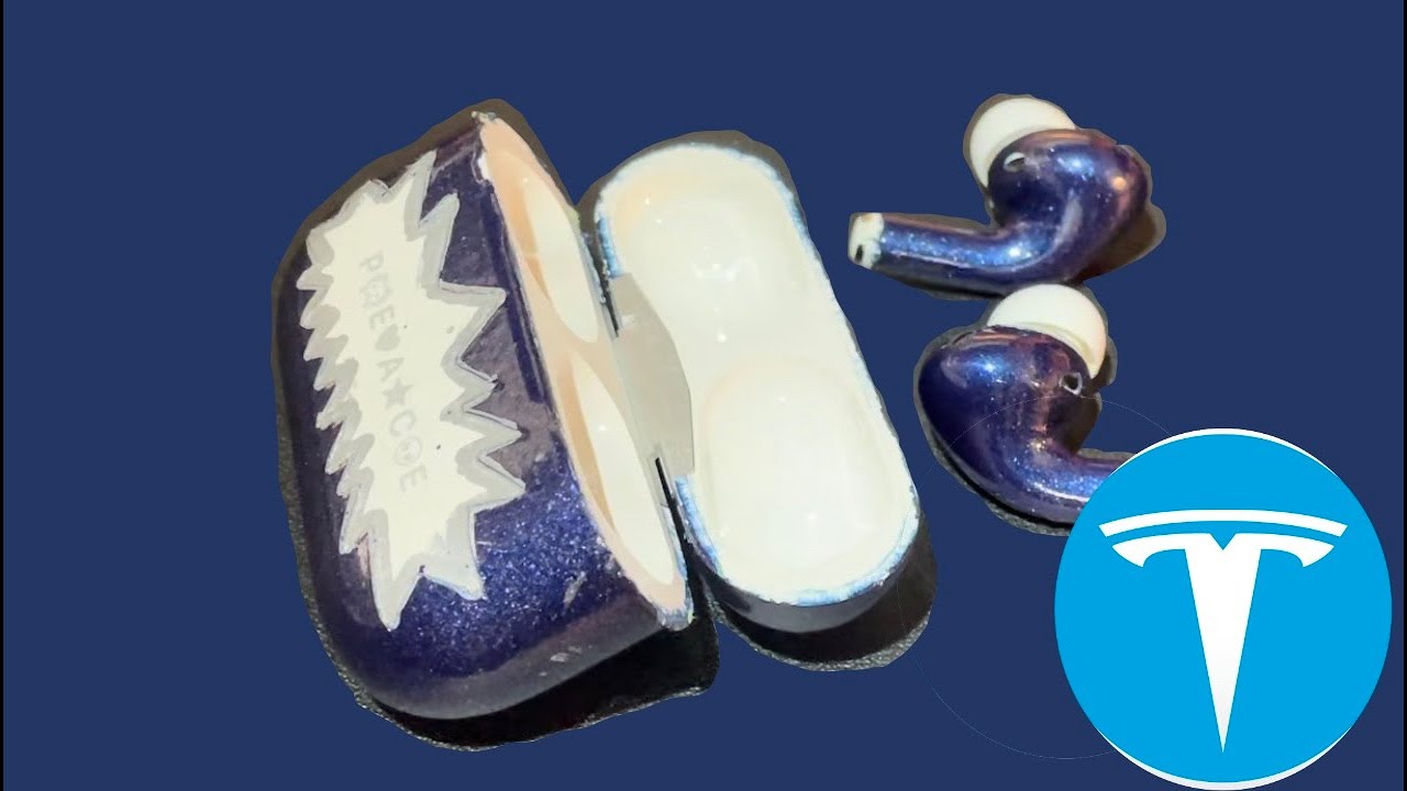 Painting AirPods Pro: Tesla Blue - HD 1080p