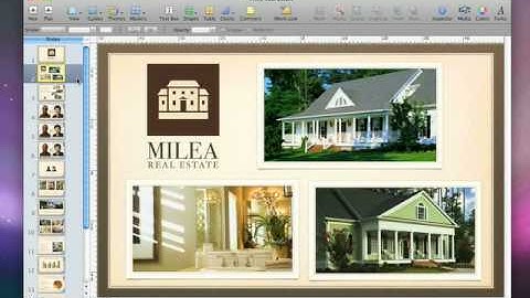 011 Apple iWork Keynote 09 Build a slide with multiple animations