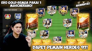 OPEN PACK 30 RIBU FC POINT! DAPET PEMAIN HEROES 97! & UPGRADE PEMAIN KE EVO EMAS! - EA FC 24 MOBILE