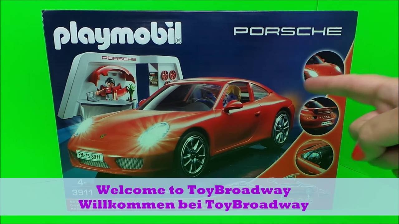 Playmobil Porsche Carrera 911 S German Toy Car Unboxing Set 3911