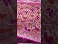 An Exclusive Peach Shade Pure Munga Silk Banarasi Saree with Intricate Handfilled Colours in the