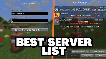 De beste Minecraft-serverlijst die je MOET kennen