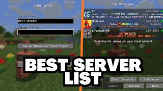 The Best Minecraft Server List You NEED to Know About