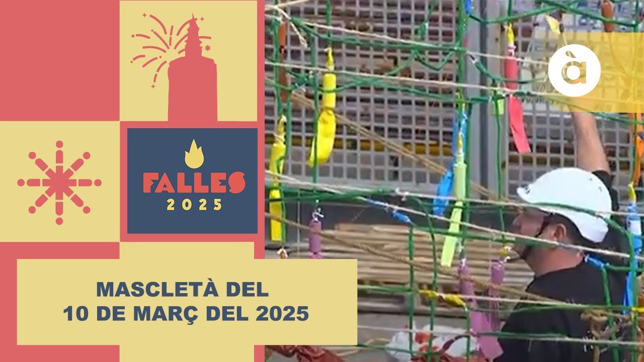 💥 Mascletà del 10 de març del 2025 a càrrec de la pirotècnia Turís – Falles 2025