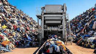 YOU WON’T BELIEVE HOW WORN-OUT CLOTHES GET A SECOND LIFE IN A HIGH-TECH RECYCLING FACTORY