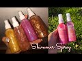 HOW TO MAKE BODY SHIMMER/SETTING SPRAY✨💋🤤