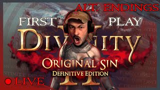 DIVINITY ORIGINAL SIN 2 - First Play - ALT. ENDINGS #DivinityOriginalSin2 #larianstudios #Divinity