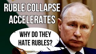 Russian Ruble Collapse Accelerates - Russia Forced To Take Payment In Chinese Yuan Indian Rupees