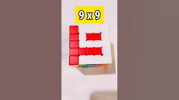 1x1 Or 9x9  Cube Pattern #shors