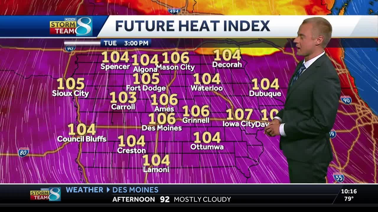 Iowa weather: Humidity persists and heat builds - YouTube
