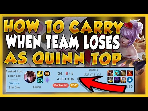 THIS IS HOW YOU 1V9 *ANY* GAME WITH QUINN IN SEASON 10 (CARRY YOUR LOSING TEAM) - League of Legends