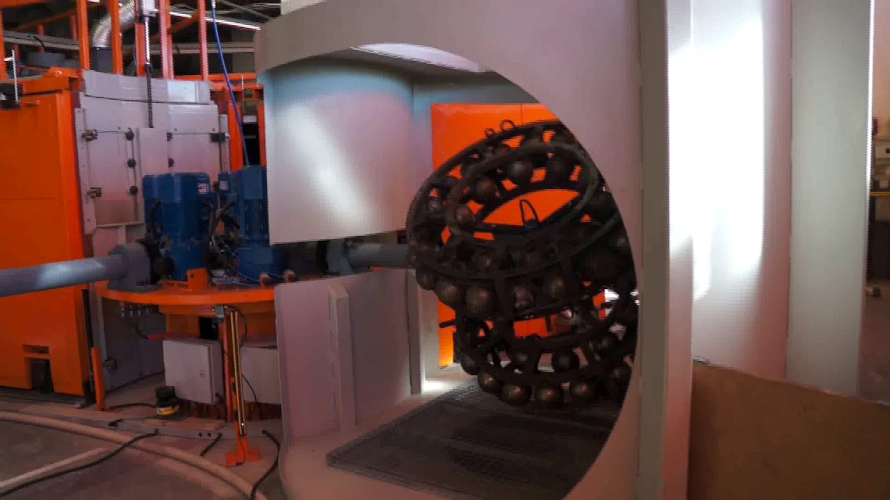 PVC ball or toys making rotomolding machine exported to Germany YouTube