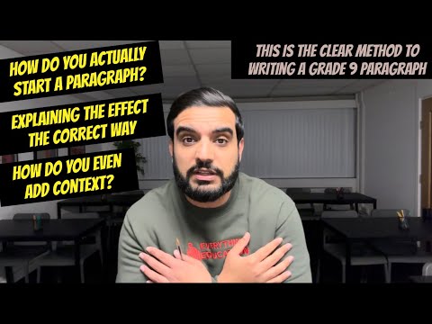 Writing A Paragraph: