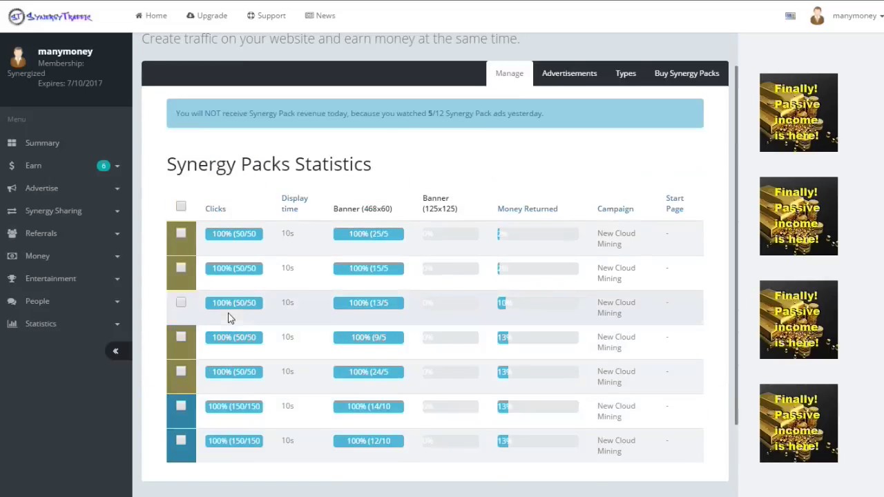 SYNERGYTRAFFIC   ВЫПЛАТА 30$ НОВОСТИ разблокировка