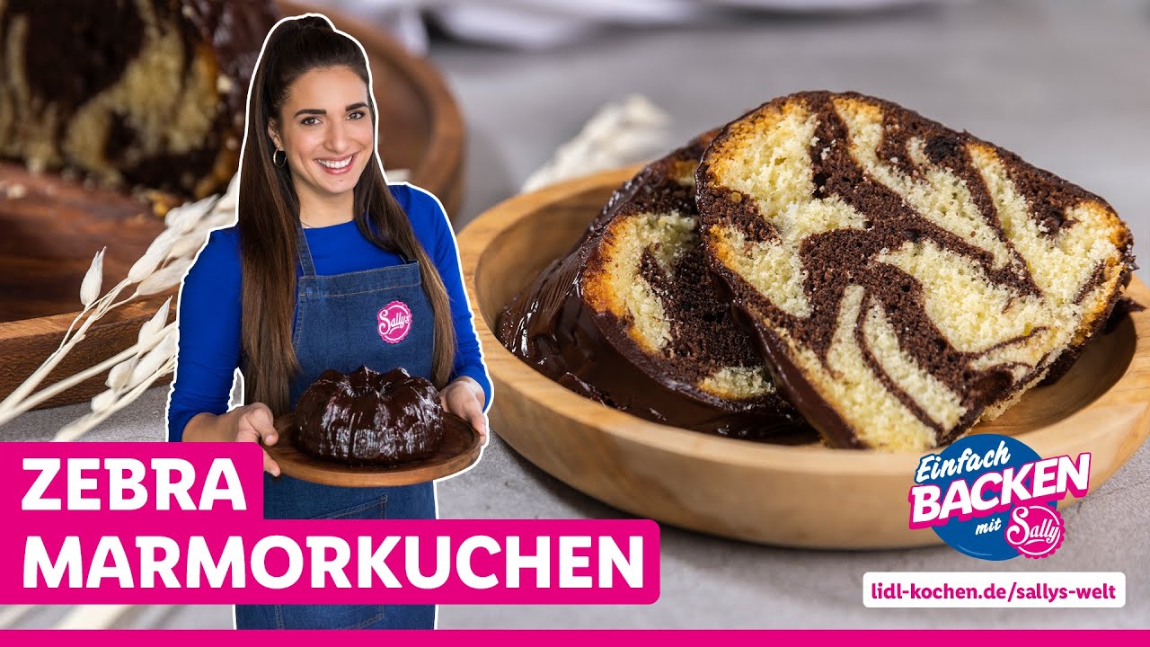 Gugelhupf mit Schokoglasur | Zebra-Marmorkuchen
