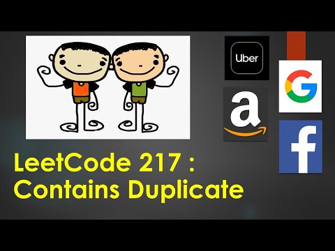 LeetCode 217  Contains Duplicate