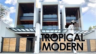 House Tour 115 | Tropical Modern | Stunning upmarket Townhouse for Sale in Quezon City