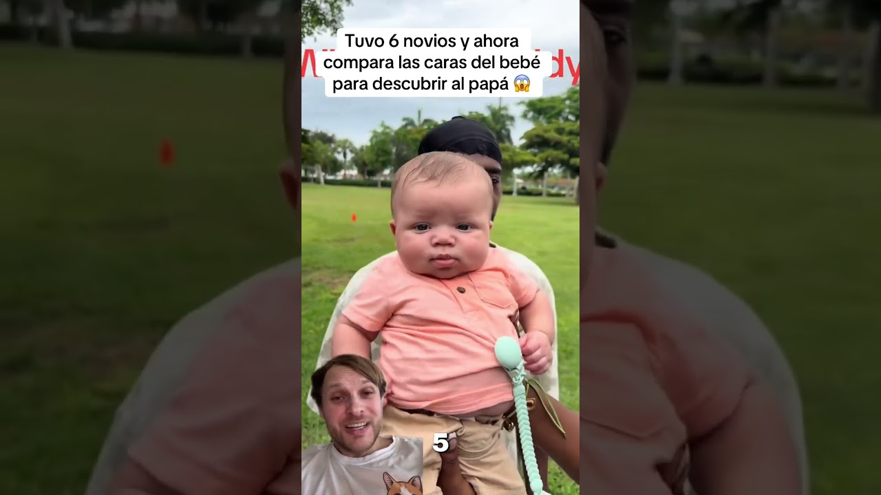 Tuvo 6 novios y ahora compara las caras del bebé para descubrir al papá 😱 😳#reacción