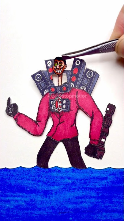 Rescue infected Titan Speaker man | Destroy Skibidi #stopmotion #skibiditoilet