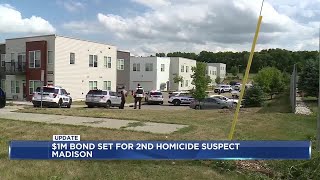 Bond set at $1M for second suspect in July killing at Madison apartment complex