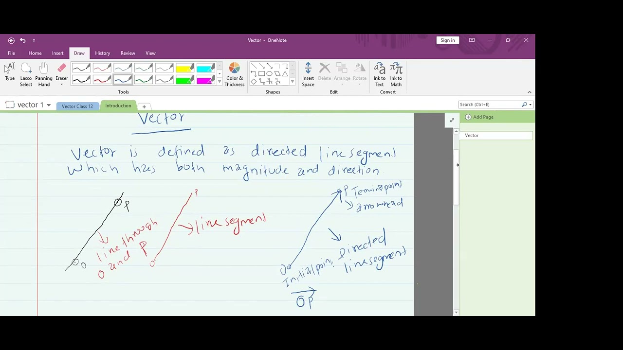 Vectors Introduction | Lect 1 - Part 1 | U-ThinkCrazy Entrance ...