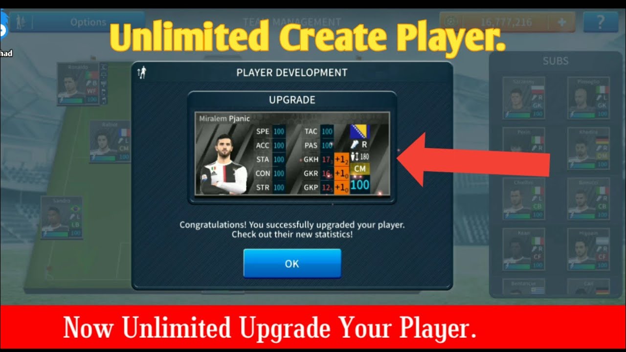 Dls 613 Unlimited Create Player By Kopipendekar