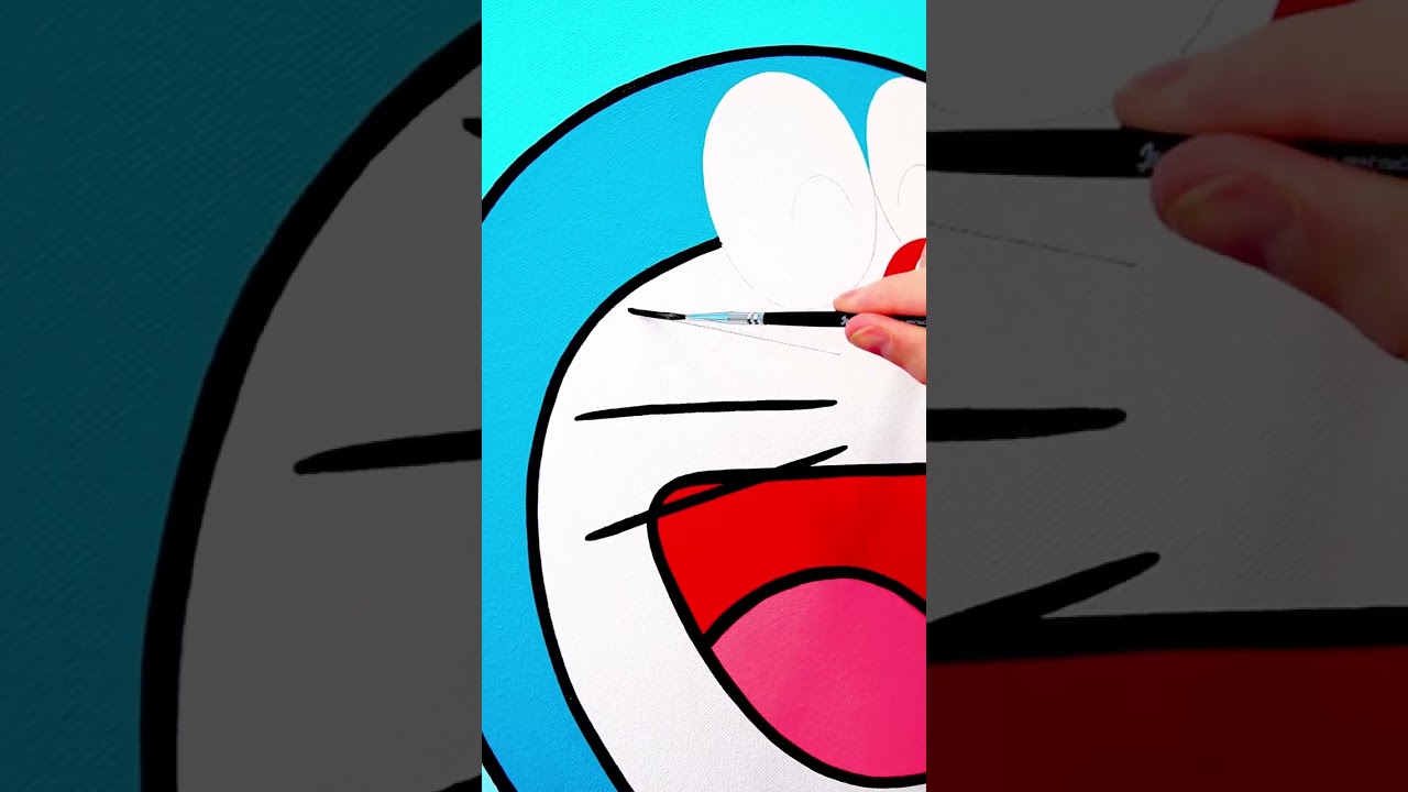 Satisfying Painting of Doraemon!