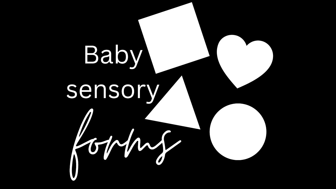 High Contrast Shapes for Babies 🖤🤍 | Black & White Learning Video | Tiny TV
