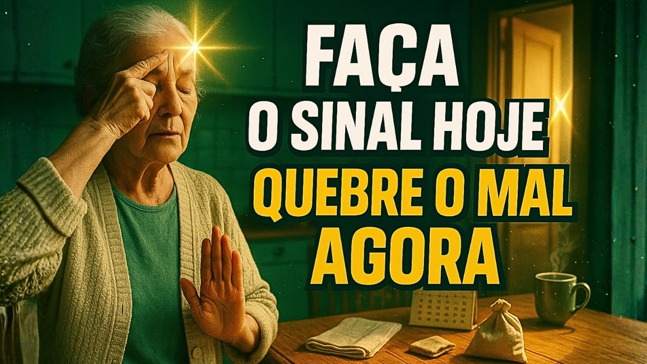 O SINAL QUE AS BENZEDEIRAS ANTIGAS FAZIAM MAIS PODEROSO PARA QUEBRAR MALES ESPIRITUAIS.