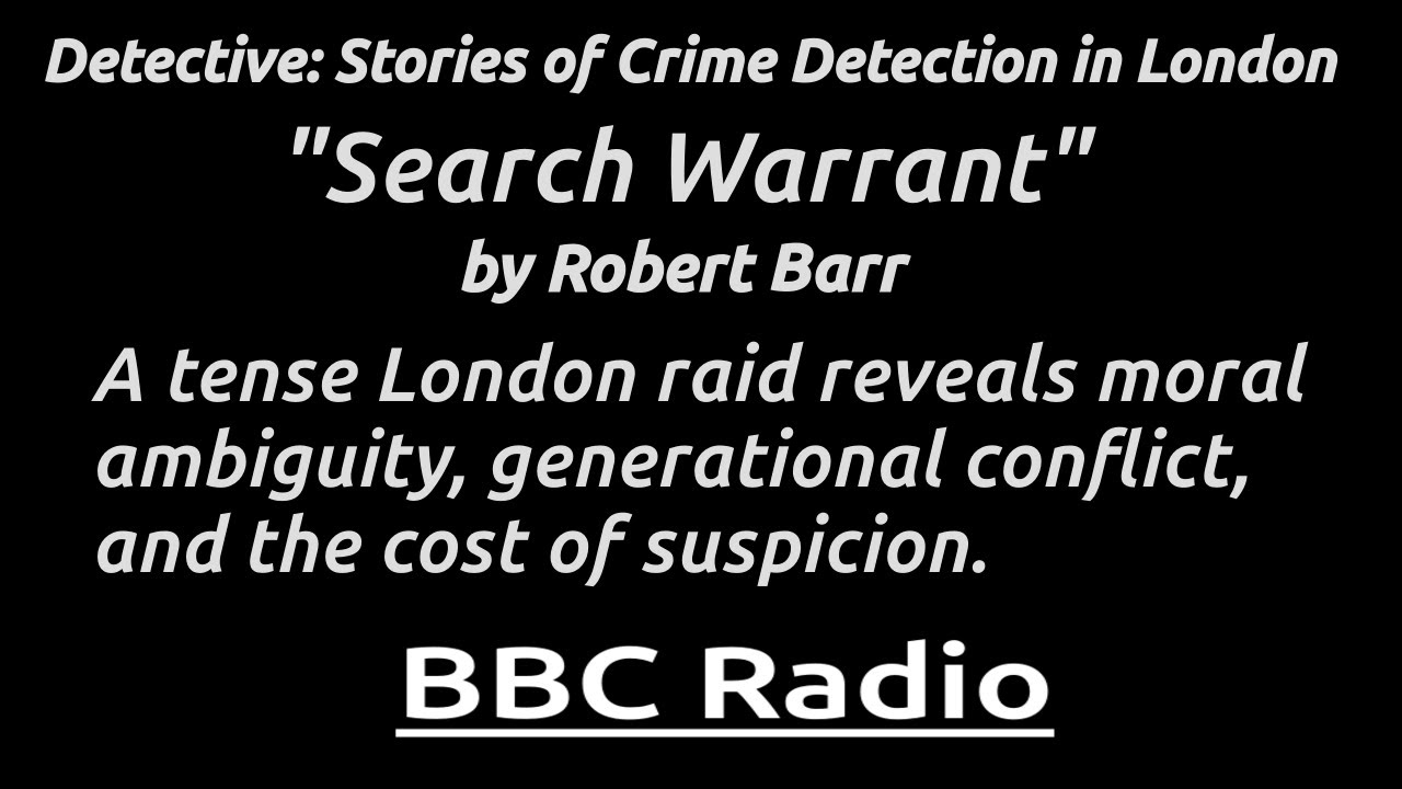 “Surveillance” (S4 E3) Detective: Stories of Crime Detection in London by Robert Barr