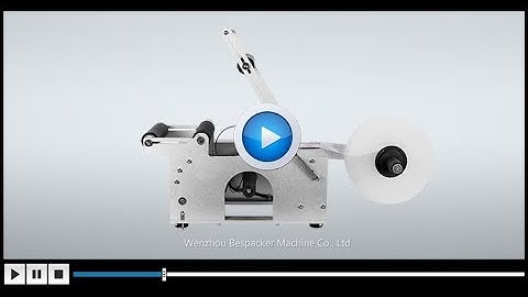 MT-50 semi-auto round bottle labeling machine