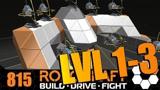 Robocraft - Starting at Zero Level 1-3 First Combat