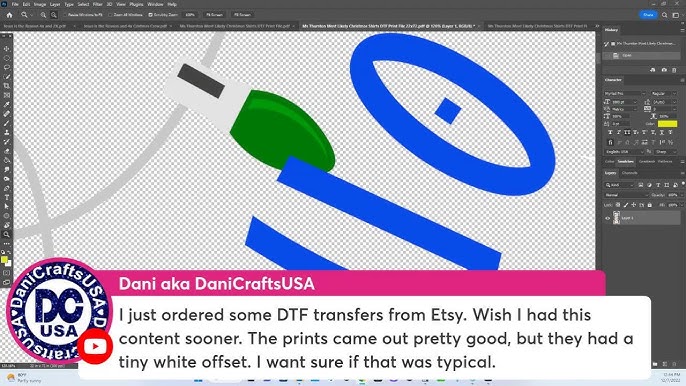 How To Create A Print Ready Png In Photoshop For Dtg T-Shirt Printing -  Youtube