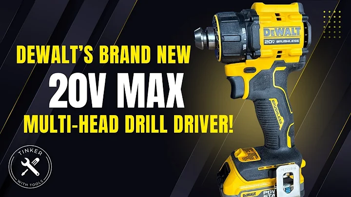 DeWalt’s New 20V Max Multi-Head Drill Surprised Me — DCD803 First Look!