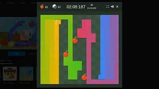 Google Snake Yin Yang Mode World Record! [2:57] ( Dice, Slow, 100 Fruit)