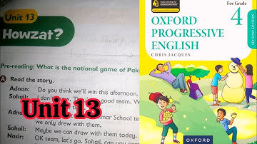 Oxford Progressive English Class 4 Unit 13 📚#english #onlineclasses #school #youtube #education #yt