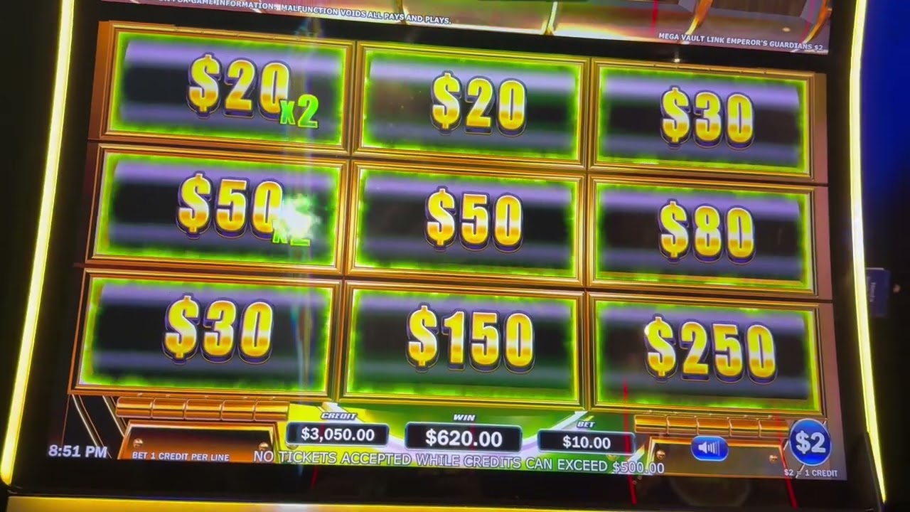 Poker machine win 211 in progress